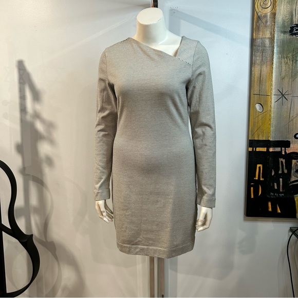 Kate Spade Saturday Slant Neck Knit Jersey Dress - Picture 5 of 15